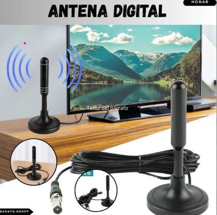 Antena Digital – Imagen clara y señal potente